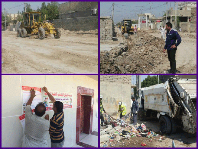 Read more about the article Municipality of Abi Al-Khasib continue service work in the judiciary